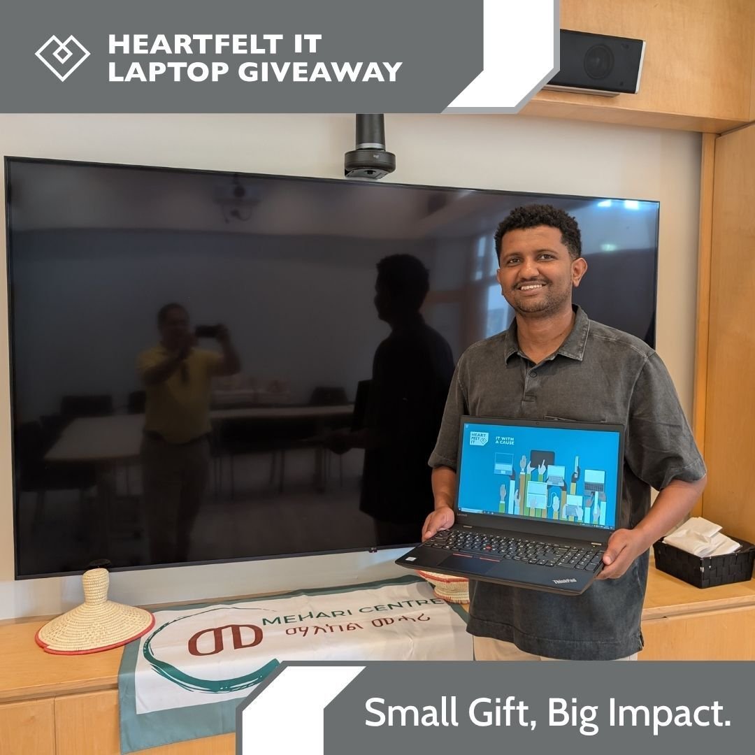 Heartfelt IT Laptop Donation to Mehari Centre