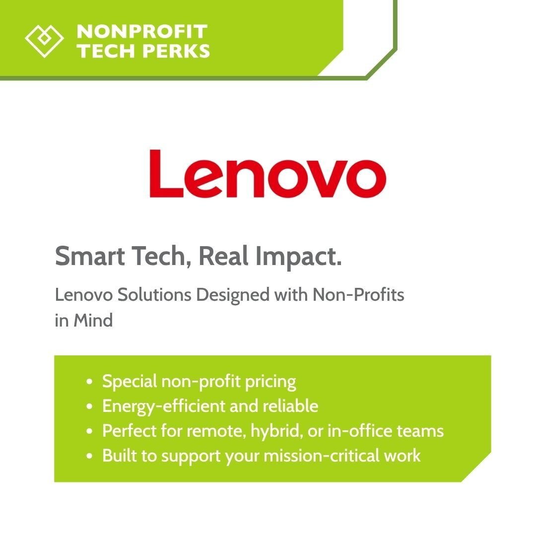Lenovo for Nonprofits