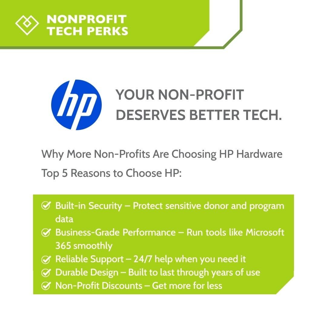 HP hardware for nonprofits