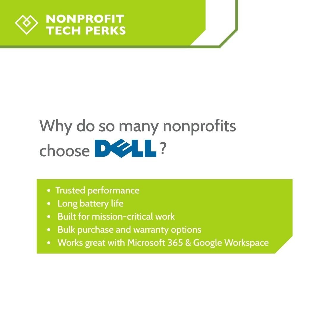 Why do nonprofit prefer DELL?