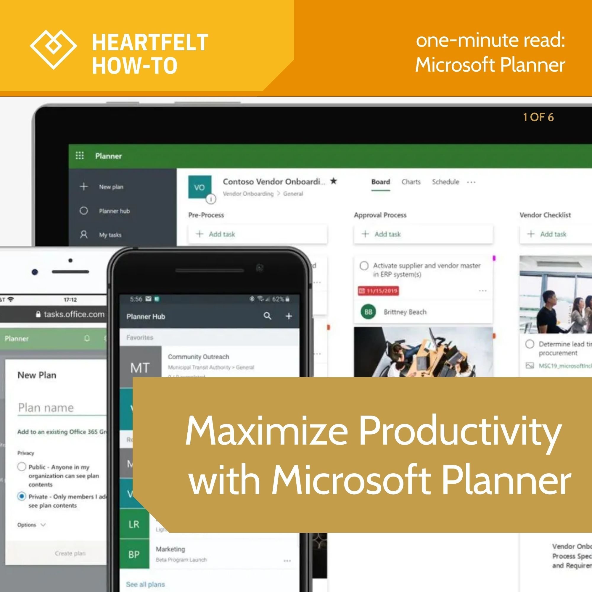 Maximize productivity with Microsoft Planner